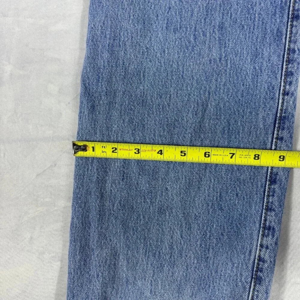 Levi's 501 Men's Straight Leg Jeans‎ Blue Denim Medium Wash 5-Pocket W38 L32